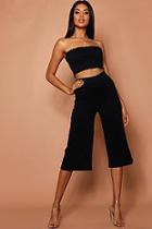 Boohoo Jumbo Rib Culottes
