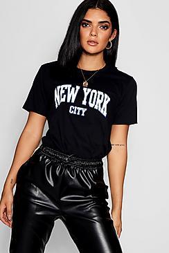 Boohoo New York City Slogan Tee