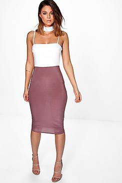 Boohoo Cordelia Choker Contrast Colour Midi Dress