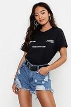 Boohoo Petite Care Label T-shirt