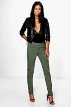 Boohoo Nadia 5 Pocket High Rise Skinny Jeans