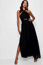 Boohoo Maisy Strappy Cut Out Detail Maxi Dress