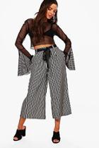 Boohoo Striped Culottes