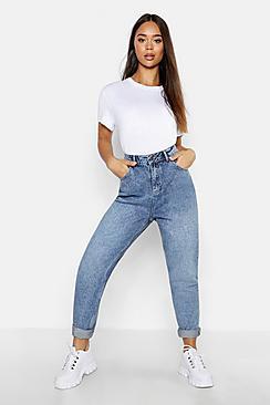 Boohoo Acid Wash Mom Jean