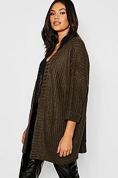 Boohoo 3/4 Sleeve Pocket Cardigan