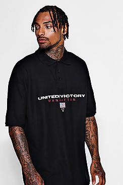 Boohoo Oversized Manhattan American Polo