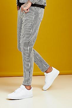 Boohoo Skinny Fit Stripe Detail Denim Jeans