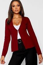Boohoo Tall Hook And Eye Blazer