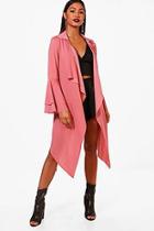 Boohoo Poppy Flared Sleeve Waterfall Jacket