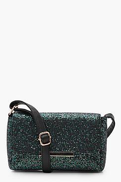 Boohoo Veronique Metallic Cross Body Bag