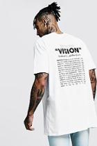 Boohoo Printed Vision Oversized Tee