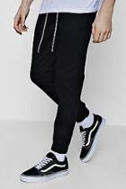 Boohoo Slim Fit Woven Jogger With Contrast Drawcord