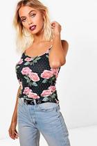 Boohoo Emie Floral Spotty Cami
