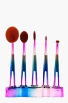 Boohoo 5 Piece Ombre Oval Brush Set Multi