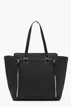 Boohoo Zip Detail Structured Tote