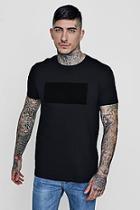 Boohoo Velvet Panel T-shirt