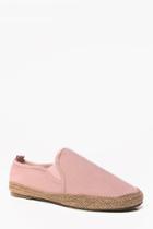 Boohoo Canvas Espadrille Pink