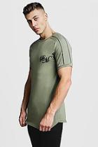 Boohoo Muscle Fit Bm Tee With Piping