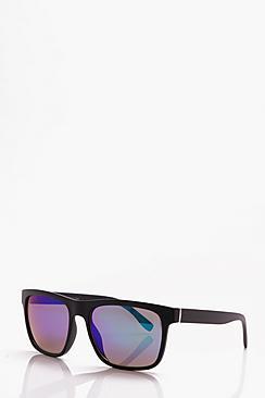Boohoo Turquoise Retro Sunglasses