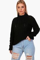 Boohoo Plus Sally Cable Knit Jumper