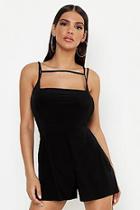 Boohoo Strappy Playsuit