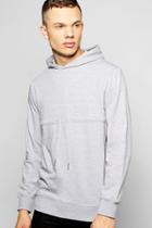 Boohoo Over The Head Hoodie With Drawcord Grey