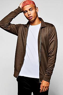 Boohoo Jersey Harrington Jacket