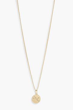 Boohoo Taurus Constellation Pendant Necklace