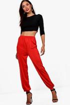 Boohoo Tess Slinky Puff Hem Trouser