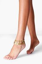 Boohoo Leah Coin Anklet