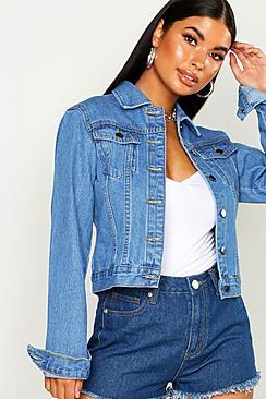 Boohoo Petite Western Denim Jacket