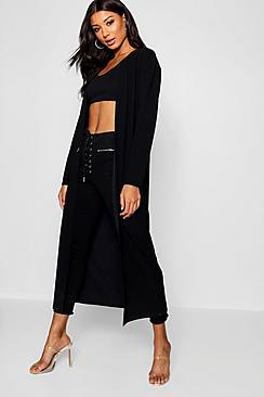 Boohoo Maxi Long Sleeve Kimono