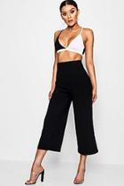 Boohoo Luna Woven Crepe Culotte