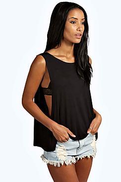 Boohoo Catherine Basic Drop Arm Vest