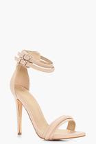Boohoo Darcy Double Ankle Band 2 Part Heels