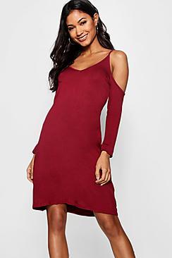 Boohoo Cut Out Swing Dress