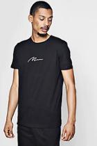Boohoo Man Signature Embroidered T-shirt Co-ord