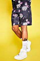 Boohoo Mid Length Rose Floral Shorts Co-ord