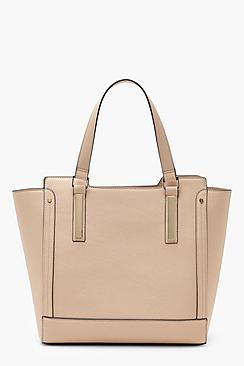 Boohoo Metal Detail Tote Bag