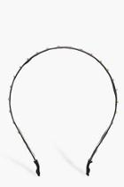 Boohoo Poppy Studded Leather Look Headband