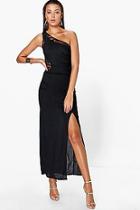 Boohoo Tall Dolly Lace Panel Midi Dress