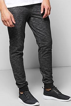 Boohoo Space Dye Skinny Joggers