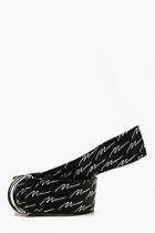 Boohoo Man Script Tape Belt