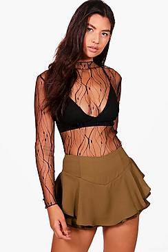 Boohoo Tia Premium Woven Skort