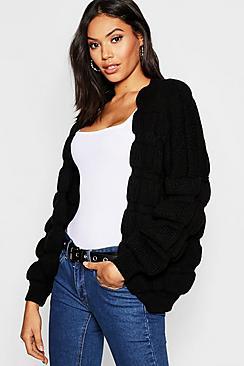 Boohoo Panel Detail Cardigan