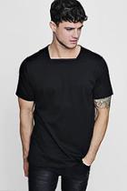 Boohoo Collarless Square Neck T-shirt