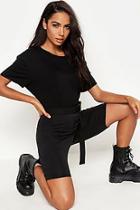 Boohoo Plastic Buckle Tape Belt