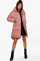 Boohoo Boutique Funnel Neck Padded Jacket