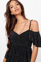 Boohoo Sarah Simple Chain Plunge Necklace