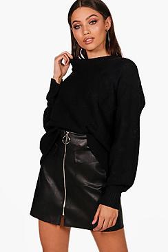 Boohoo Cable Knit Jumper